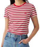 Levi's Dames T-shirt Rood Maat M