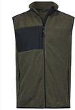 Tee Jays Mountain Fleece Bodywarmer - Deep Green/Black maat L