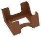 Feldherr porte-cartes pour cartes à jouer (carré, 70x70 mm), 1 compartiment, marron