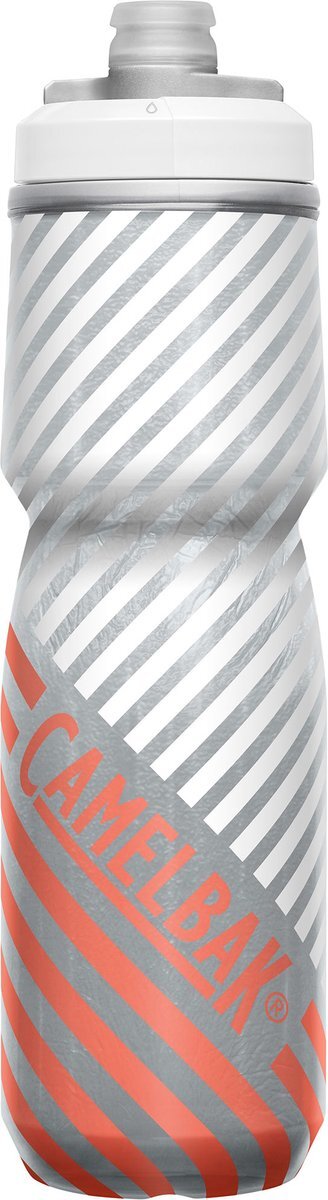 CamelBak Podium Chill Outdoor - 710 ml - Grijs / Oranje (Grey Coral Stripe)