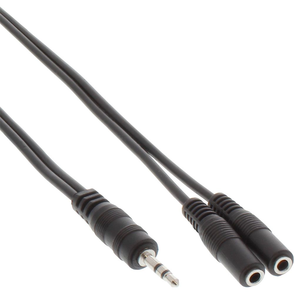 Inline 99300A - Audio kabel - 1 m - Zwart