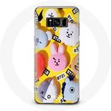 Maniacase Hoesje voor Samsung Galaxy S8 BTS Bangtan Sonyeondan BT21 Tata Chimmy Cooky Rj Shooky Koya Mang Et Van