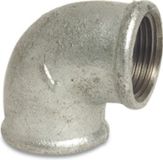 Bosta BV Profec Nr. 90 Knie 90° gietijzer gegalvaniseerd 1 1/4" binnendraad 25bar DVGW