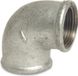 Bosta BV Profec Nr. 90 Knie 90° gietijzer gegalvaniseerd 1 1/4" binnendraad 25bar DVGW