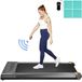 StarTech Bol Loopband voor onder het bureau - Opvouwbare Wandelband - Zonder Leuning - Compact - Draagvermogen 100 kg - Voor Kantoor & Thuis - Voor Wandelen & Hardlopen - Zilver