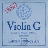 Larsen Vioolsnaren Origineel Synthetisch, Vezelkern G Zilver sterk
