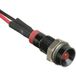 RS Pro Voyant LED Lumineux Rouge Dia. 6mm, 24V CC, Taille de la Lampe 3mm, IP67