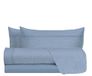 hermet Beddengoedset voor tweepersoonsbedden, 100% katoen, linnen look