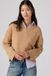 Levi's pull en tricot doux à col en V - Femme - M - Orange / Tan