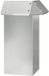 vidaXL Slakkenhekje 13,5 x 13,5 x 25 cm gegalvaniseerd staal zilver
