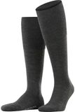 FALKE Airport Plus kniekousen heren grijs - maat 41-42