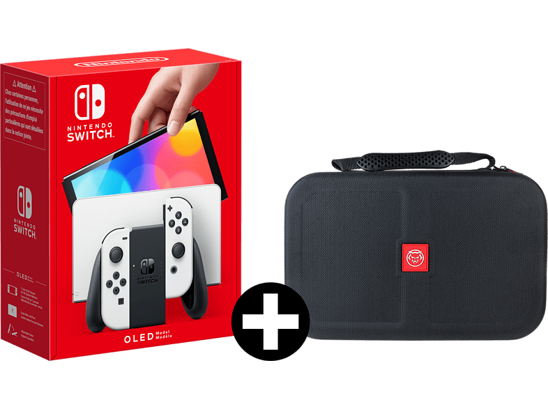 Nintendo Switch Oled Wit + Qware Carry Bag wit
