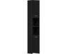vidaXL Armoire de salle de bain chêne noir 30x30x183,5 cm bois traité