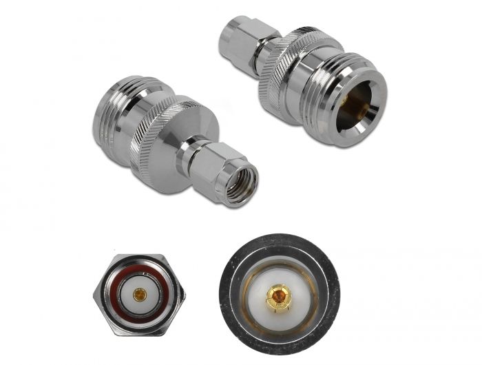 DeLOCK 89985 - Connector - nikkel - geelkoper - 50 ohm