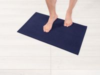 Hammetex 100% katoenen antislip badmat, 43x61 cm, donkerblauw