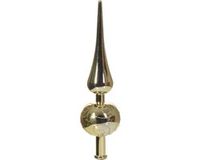 Decoris Kerstboom Piek - Goud - Kunststof - 23 cm