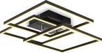 B.K.Licht LED Frame Plafondlamp - Zwart - 40W - 3.000K - 4.000 Lumen