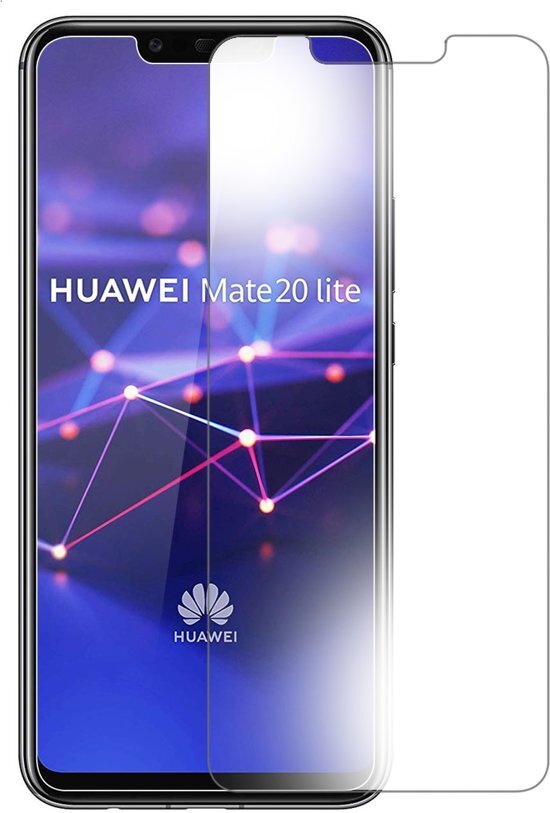 Mmobiel Huawei Mate 20 Lite - E Glazen Screenprotector Tempered Gehard Glas 2.5D 9H (0.26mm) Incl. Cleaning Set