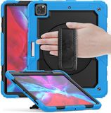 Casecentive Handstrap Pro Hardcase with handstrap iPad Pro 12.9 2022 / 2021 / 2020 / 2018 blue