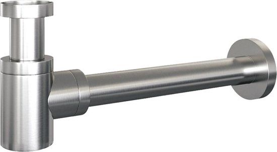 Bekersifon Design Brauer Brushed Edition Ichoice Mini RVS - RVS Look