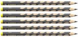 STABILO - Ergonomisch kleurpotlood voor linkshandigen - EASYcolors | Kartonnen doos x 6 – kleur: grijs