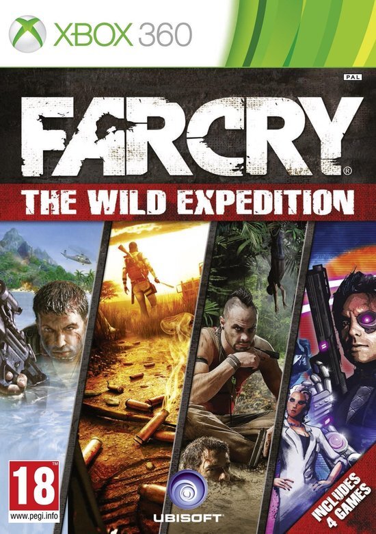 Ubisoft Far Cry: The Wild Expedition - Far Cry 1 + 2 + 3 + DLC's - Xbox 360