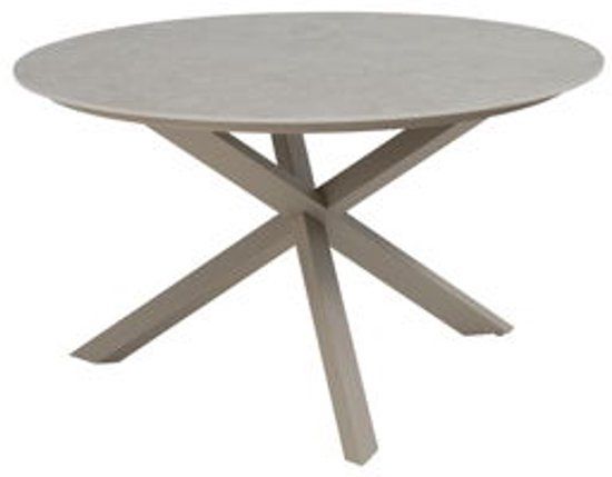 Taste Prado dining tafel latte keramiek rond dia. 130 cm