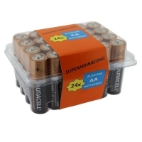 Duracell Duracell AA MN1500 batterij 24 stuks