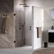 Brauer Void - Nisdeur - Helder Glas - 90 x 200 cm - Omkeerbaar - incl. Glascoating - Mat Zwart