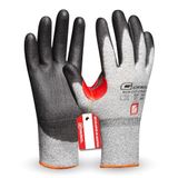 Gebol Eco Cut C Plus | Werkhandschoenen met snijbescherming | Montagehandschoenen voor heren | Maat XXL (maat 11) | Grijs | 1 paar