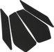 OEM Shenzhen Haorui Industrial Technology Co., Ltd. Tank Traction Pad Slijtvast Krasbestendig - Zijdelingse Tanksticker voor Motorfietsen - Zwart