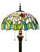 Tiffany Lampe sur pied avec abat-jour en verre, Lampe de lecture rétro, Style Art déco, 165 cm