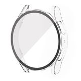 Wigento Samsung Galaxy Watch 5 44 mm Beschermhoes, schokbestendig + H9 hardglas, transparant