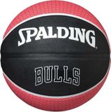 Spalding Basketbal Team Bulls Rood zwart ster - Maat 7