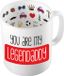 Bellatio Decorations Mok voor papa - Rood - 300 ml