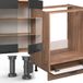 Vicco Hoekkeuken Fame-Line Donkergrijs/Goudkleurig Eiken 347 x 257 cm, WB Marmer