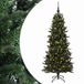 vidaXL Sapin de Noël artificiel avec boule 210 cm 300 LED Blanc chaud PVC et PE