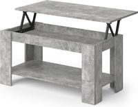 Vicco Lorenz Table basse – 100 x 50 cm avec fonction relevable Béton