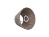 Watt & Veke Abat-jour Ella, gris, Ø 33 cm, lin