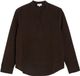 s.Oliver Blouse van fijn corduroy met opstaande kraag