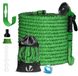 Tuyau d'arrosage flexible - Enrouleur de tuyau d'arrosage - 30 m - 10 fonctions de pulvérisation - Vert