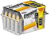 Energizer Batterijen Alkaline Power LR03 AAA Alkaline 1.5 V 24 Stuks