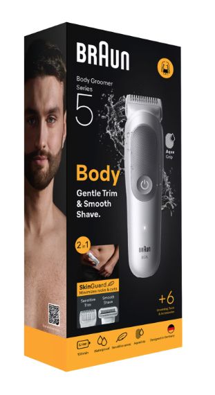 Braun Series 5 BG5550 Body Groomer - Wet & Dry - Grey