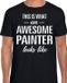 Bellatio Decorations Awesome Painter - T-shirt voor heren, zwart, maat XXL