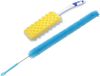 Non-branded Radiator brush set - 2-piece - flexible - 72 cm - foam sponge - 46 cm - Blue