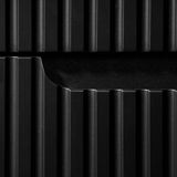 en.casa Badkamerkast Newport kolomkast 140x30x25 cm zwart