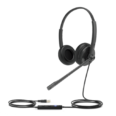 Yealink UH34 Lite - Headset - Zwart - Bedraad - USB