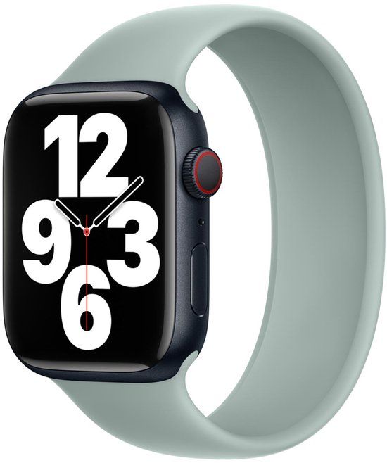 Apple Siliconen solobandje voor de Apple Watch | 38/40/41/42 mm - Maat 9 - Succulent