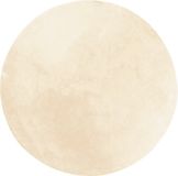vidaXL HUARTE tapis à poils courts doux lavable crème Ø 100 cm