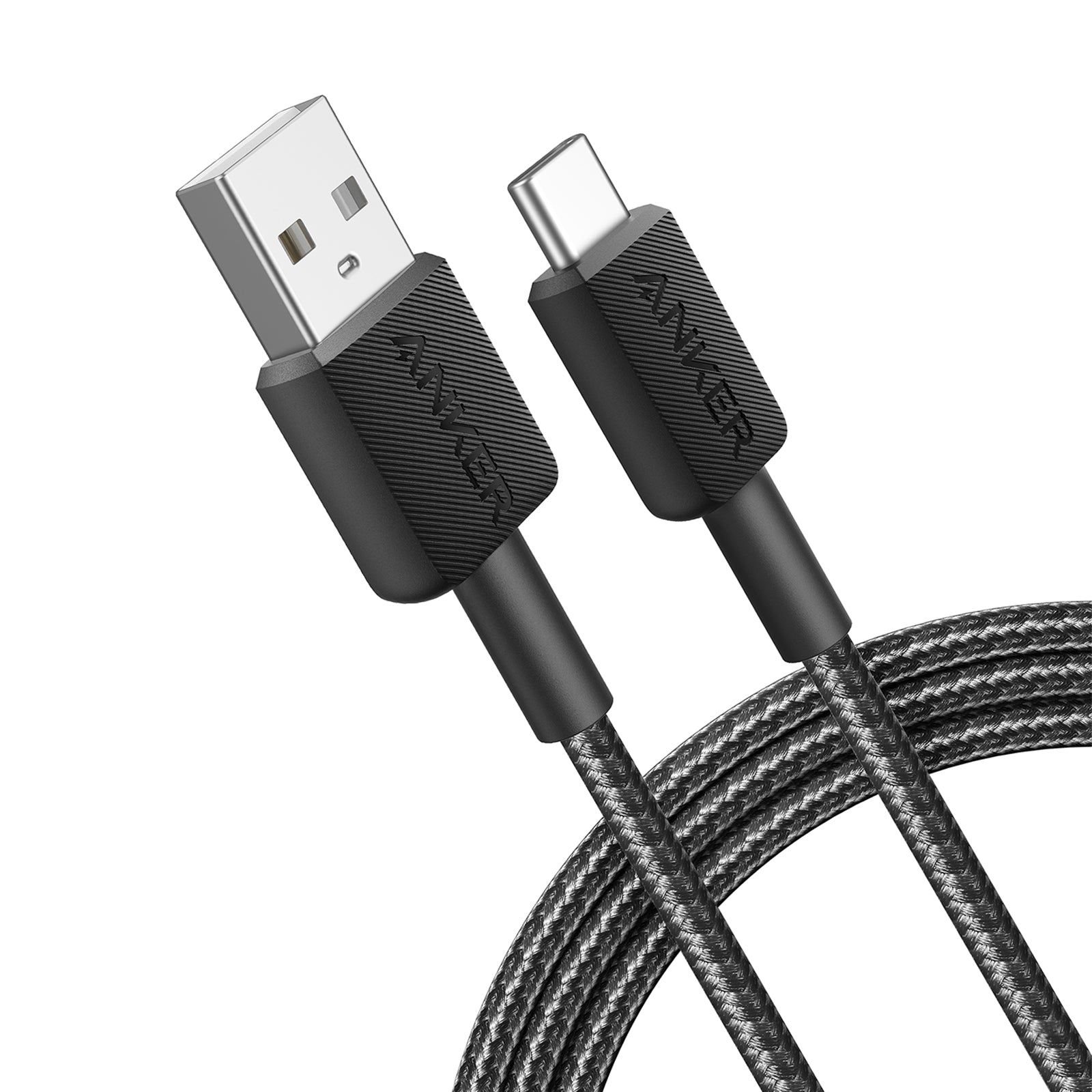 Anker 322 USB-A naar USB-C Kabel 0.9M Zwart